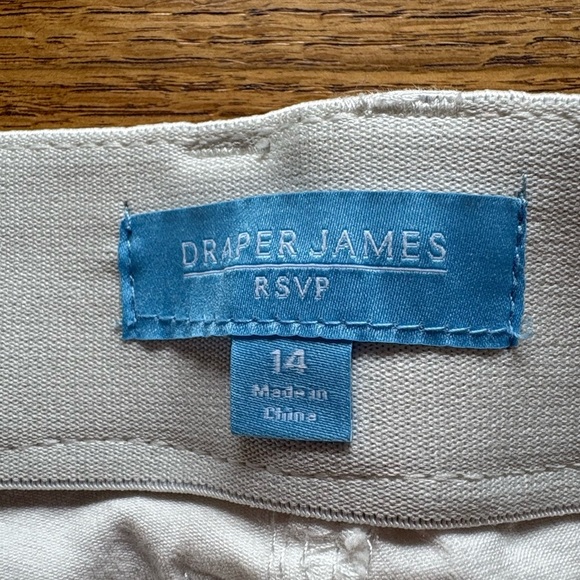 Draper James RSVP women’s white shorts-size 14- 6.25 inch inseam - Picture 9 of 11